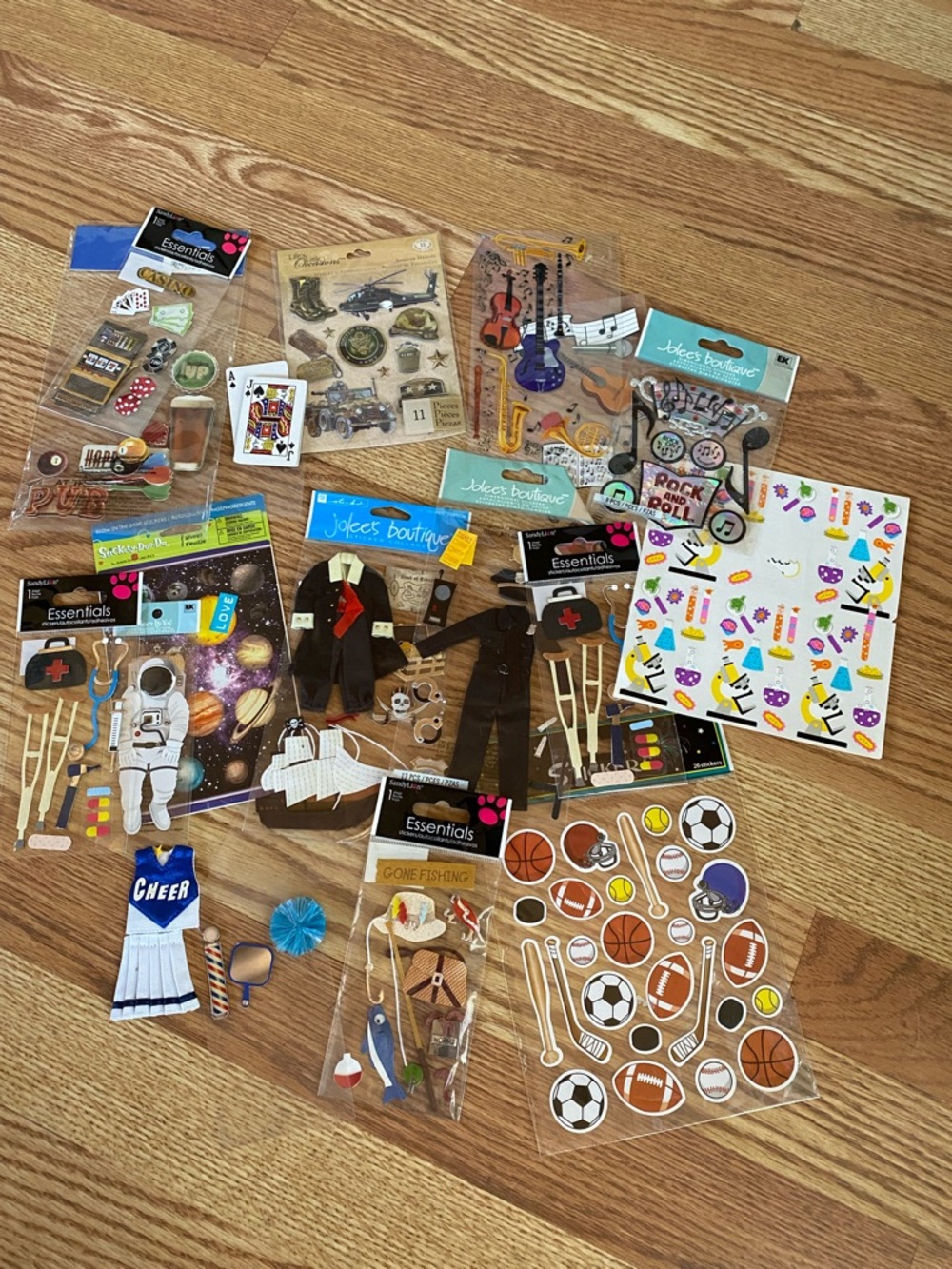 Assorted Party Sticker Pack - Multi-Color Mix